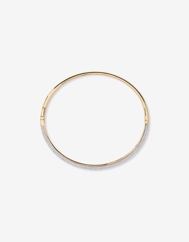 Michael Hill - Pavé Hinge Bangle in 18kt Vermeil