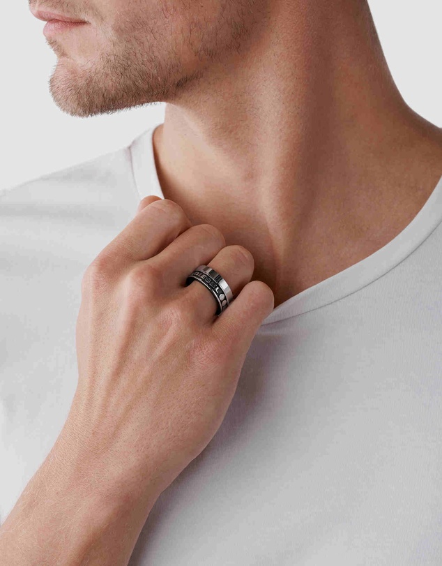 Diesel - Ring Silver-Tone Ring DX1170040