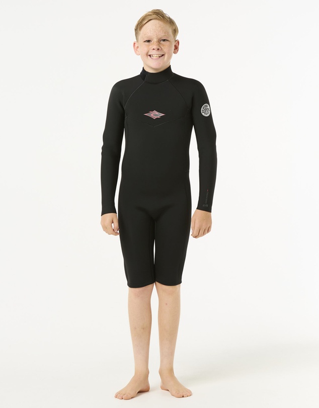 Rip Curl - Kids Dawn Patrol Long Sleeve 2mm Back Zip Spring Suit Wetsuit