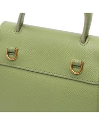 Pre-Loved by Azura Reborn - Pre-Loved celine Elegant Textured Leather Belt Bag with Top Handle and Adjustable Shoulder Strap