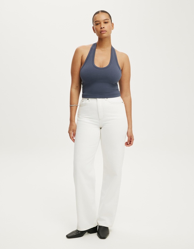 Cotton On - Everyday Smooth Scoop Halter Top