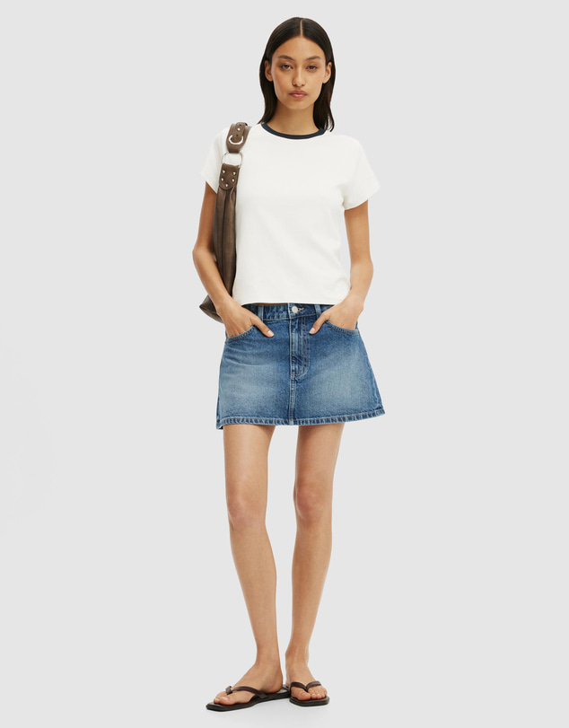 Cotton On - Original Denim Mini Skirt