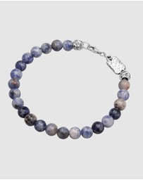 Haze & Glory - ICONIC EXCLUSIVE - Bracelet Men Blue Atlantic 925 Sterling Silver