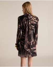 M.N.G - Martina Zebra Satin Dress