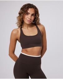 Upstate - Air Sculpt Move Crop - Espresso