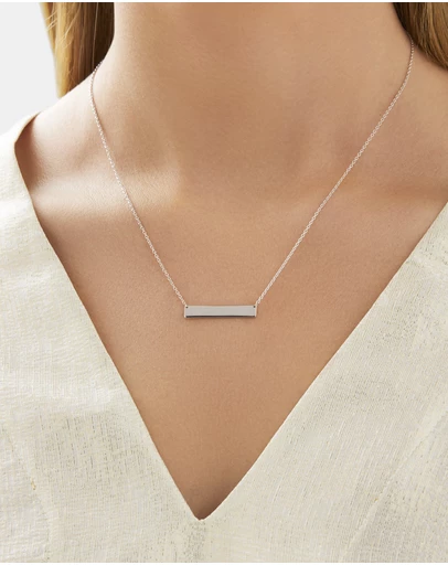 Michael Hill - Bar Necklace in Sterling Silver