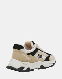 Steve Madden - Sneak-Peak Irish/Black Silver Sneakers