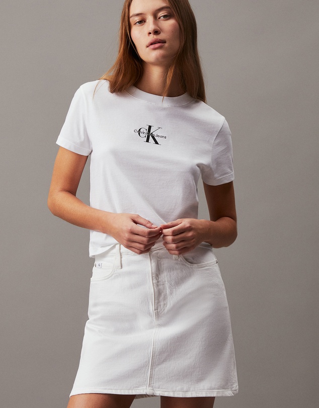 Calvin Klein Jeans - High Rise Denim Mini Skirt
