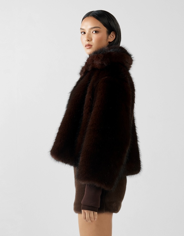 BY.DYLN - Reese Faux Fur Bomber