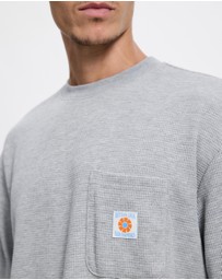 Rhythm - Vintage Pocket LS Waffle T-Shirt