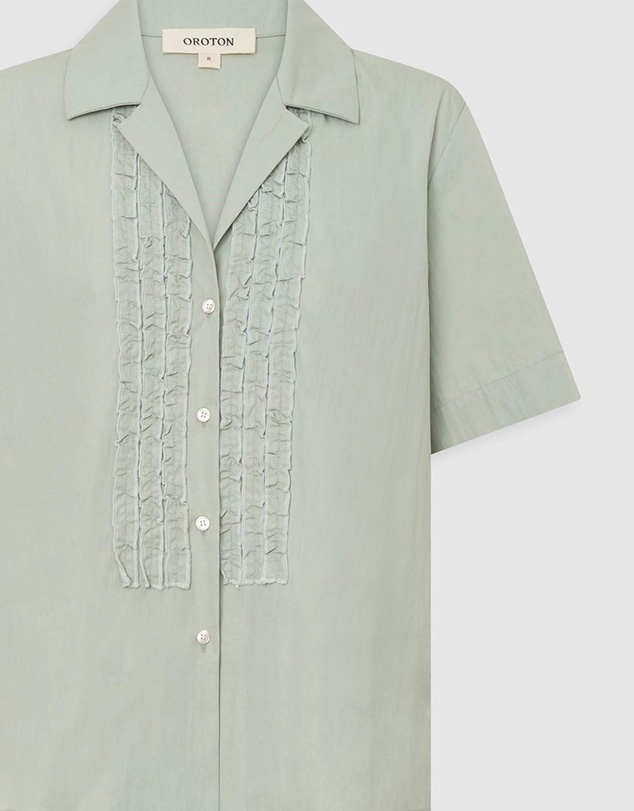 Oroton - Posy Ruffle Shirt