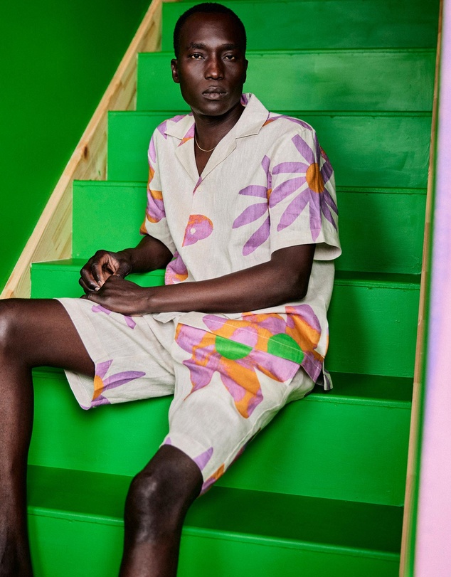Frescobol Carioca - FC X John Booth Felipe Linen Shorts