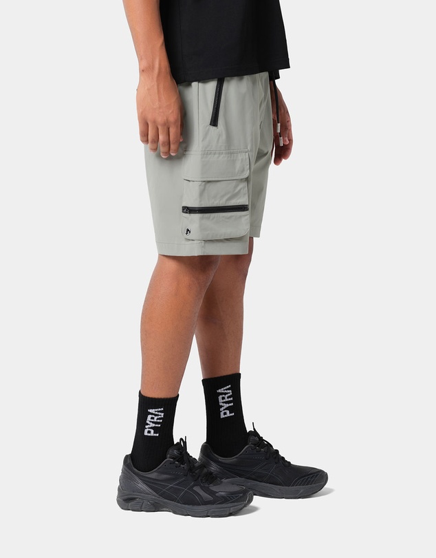 PYRA - Nero Cargo Shorts - Dusty Olive