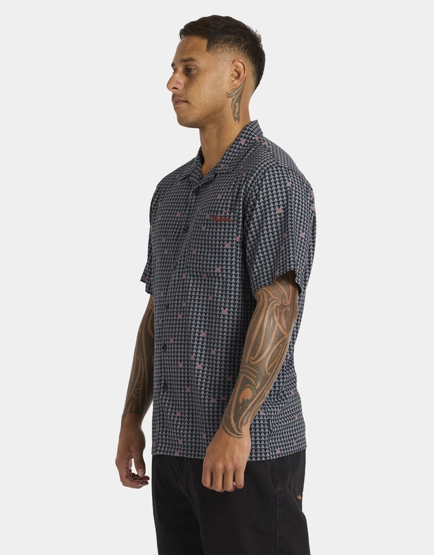 Quiksilver - Mens Kehu Woven Short Sleeve Shirt