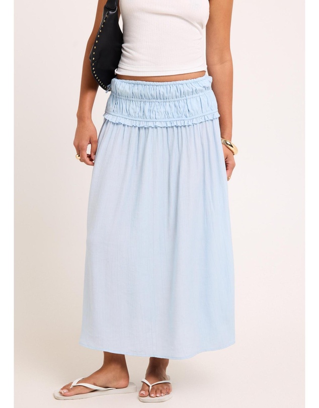 Subtitled - Chloe Shirred Midi Skirt