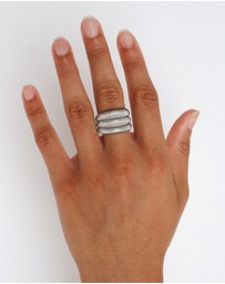HOUSE OF SLANI - Silver Dara Statement Ring
