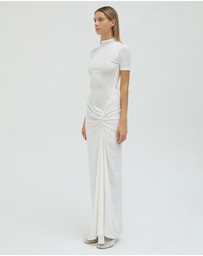 Christopher Esber - Fusion Ruched Tee Gown