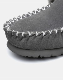 EVERAU - EverAU Ugg Popo Moccasin Sheepskin Upper Moccasins
