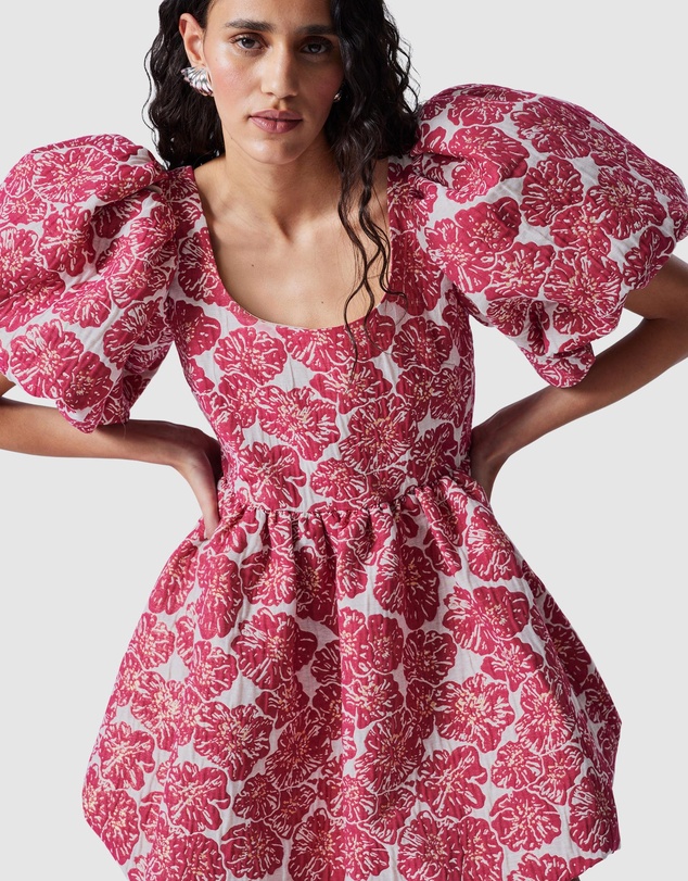 & Other Stories - Balloon-Sleeve Mini Dress
