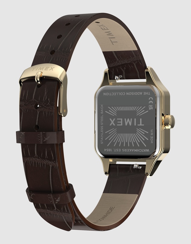 TIMEX - Addison 23mm Brown Leather Strap Watch