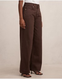 Forever New Petite - Gia Petite High Rise Wide Leg Jeans
