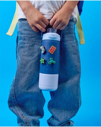 The Somewhere Co - Navy Charmer Water Bottle