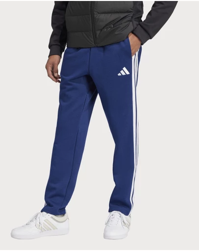 adidas Sportswear - Essentials 3-Stripes Open Hem Fleece Pants Mens