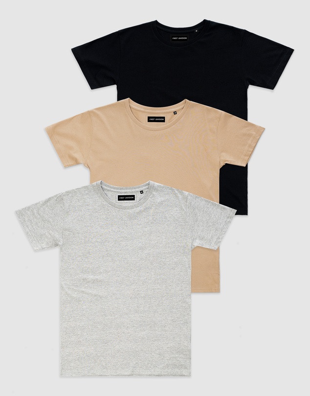 First Division - 3-Pack Weekender Tee
