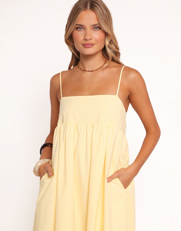Petal & Pup - Miuccia Maxi Dress - Butter Yellow