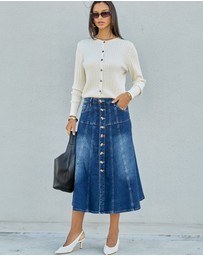 DRICOPER DENIM - Gabby Flare Skirt