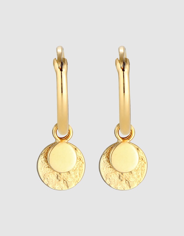 Elli Jewelry - Vintage Drop Earrings in Gold-Plated 925 Silver