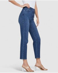 GUESS - Jeannie High-Rise Straight Jeans