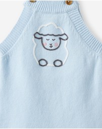 Cotton On Kids - Baby Organic Blend Knit Dungaree