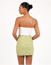 Petal & Pup - Mirha Mini Skirt - Meadow Green