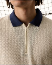 Palmes - Textured Polo