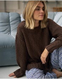 Ceres Life - Sage Chunky Knit Crew
