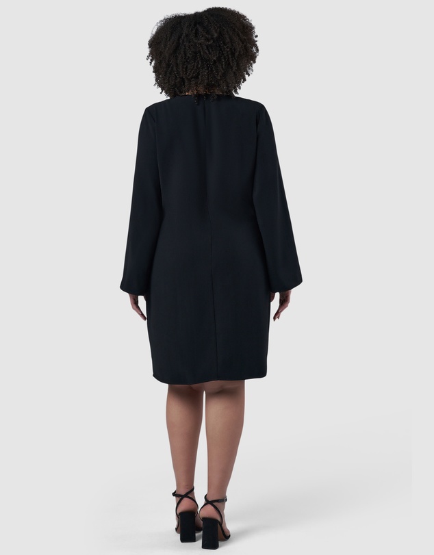 Pink Dusk by Curve Project - My Moment Cape Dress