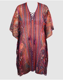 Miraclesuit Swimwear  - Dynasty Sheer Chiffon Caftan Beach Cover Up