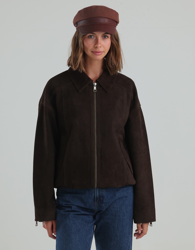 Morgan & Taylor - Keira Paper Boy Cap in Brown