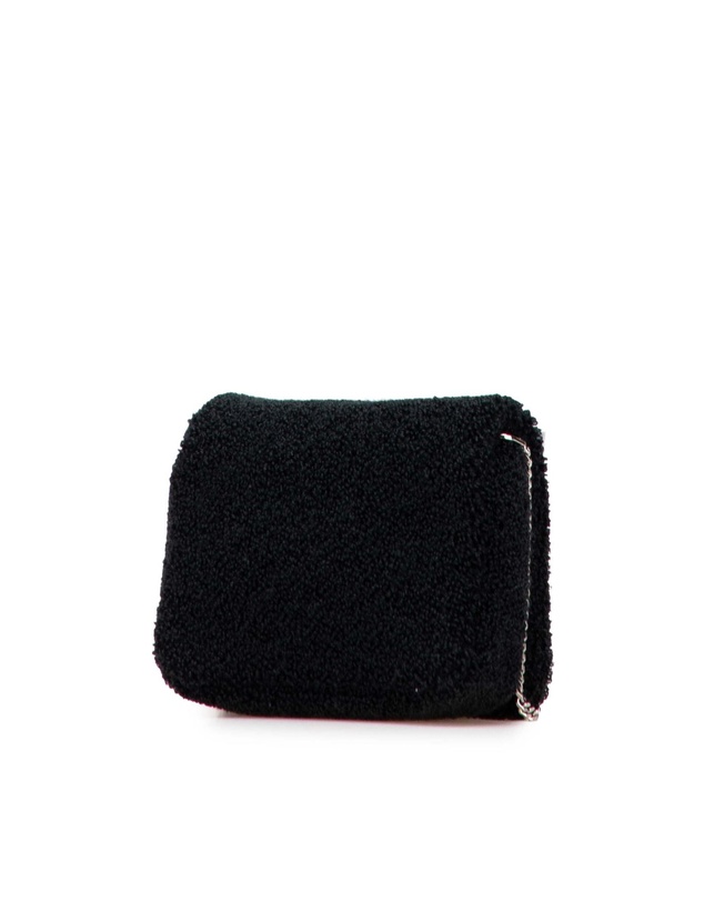 Pre-Loved by Azura Reborn - Pre-Loved burberry Stylish Embellished Boucle Crossbody Bag with Chain Strap