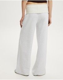 Cotton On - Fold Over Waistband Sweatpant