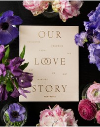 Printworks - Journal Wedding - Our Love Story