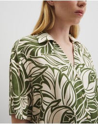 Country Road - Print Short Sleeve Cupro Shirt