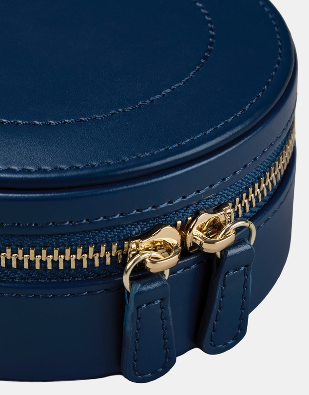 Wolf - WOLF Sophia Round Zip Case Indigo Fruit Botanical