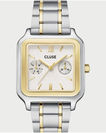 Cluse - CLUSE Gracieuse Multifunction, Steel, Silver, Two Tone
