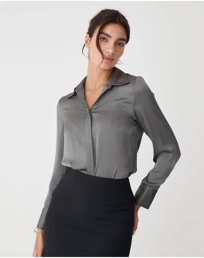 Forcast - Mae Satin Shirt
