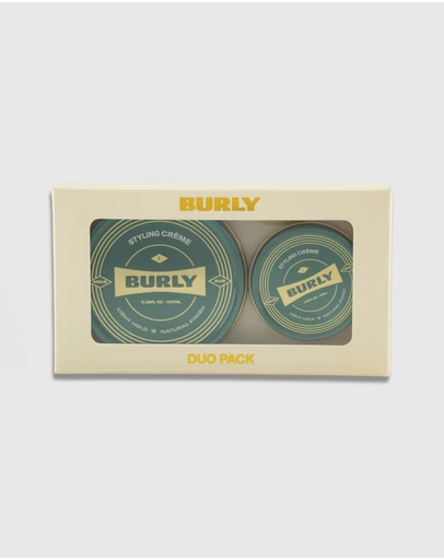 BURLY - DUO Pack - Styling Créme - Light Hold - Natural Finish - Australian Made