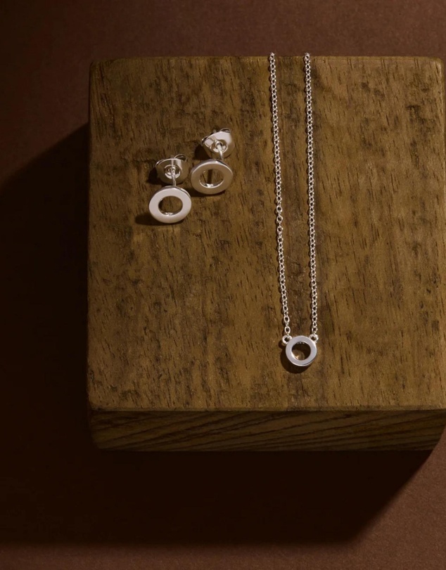 Najo - Sola Silver Stud Earring