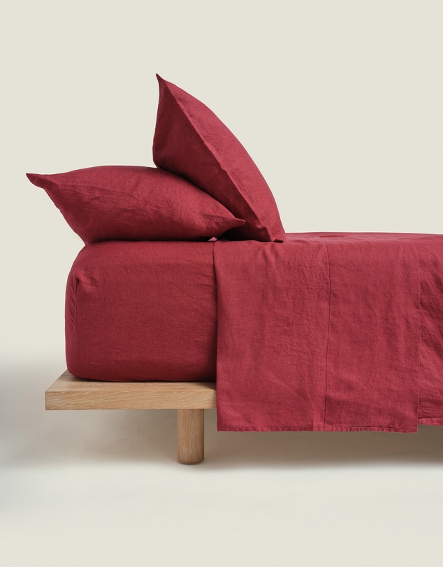 Carlotta + Gee - 100% Linen Fitted Sheet