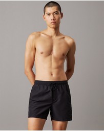 Calvin Klein - Logo Embroidery Medium Drawstring Swim Shorts